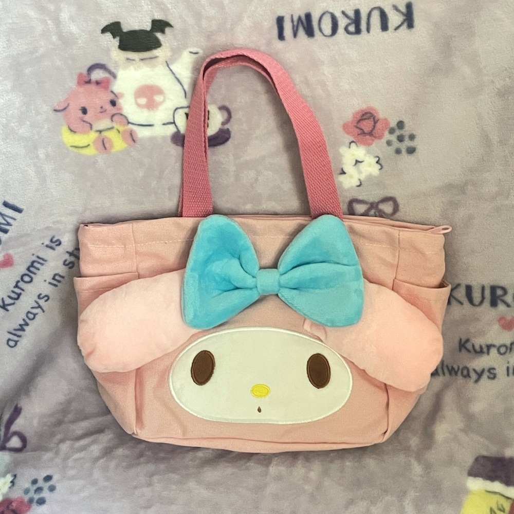 Blue Bow 3D Ears My Melody Small Purse